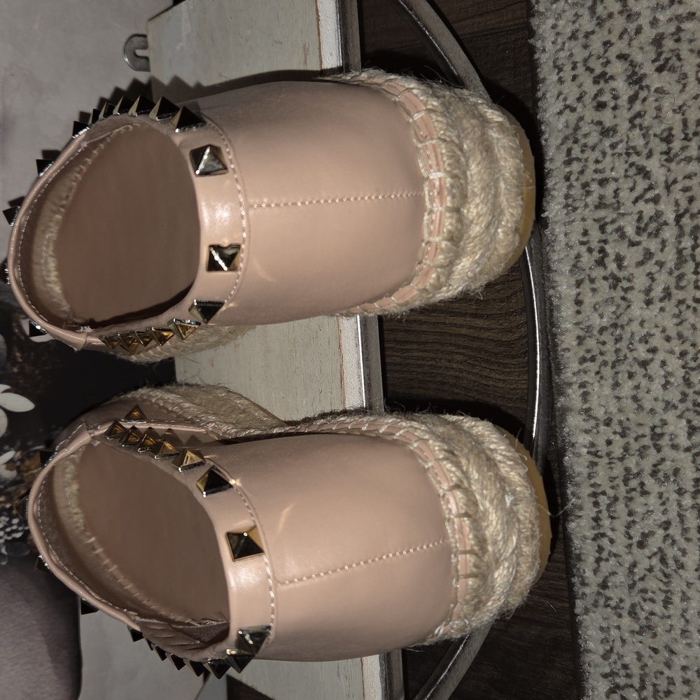 Steven New York Lambskin Espadrilles sz 11 - Picture 4 of 7